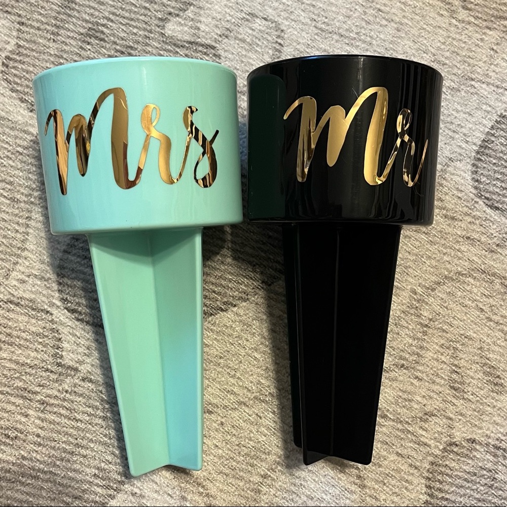 My. Mrs. sand cup holders